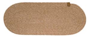 Dywaniki na schody zestaw 16 szt. w naturalnym kolorze 25x65 cm Milo – Vitaus