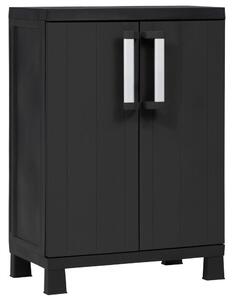 Garage Midi Low Szafka do przechowywania, czarna TOOMAX Z0215RAA04100
