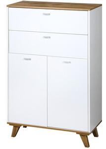 Szafka łazienkowa 60 x 96 x 28 cm, biała KESPER 15993