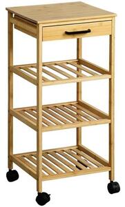 Wózek kuchenny 33 x 73 x 33 cm, bambus KESPER 25819