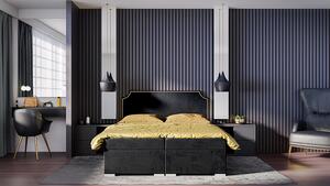 Małżeńskie łóżko kontynentalne 160x200 Lenox - 40 kolorów