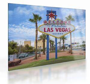 Obraz na szkle - Las Vegas (70x50 cm)