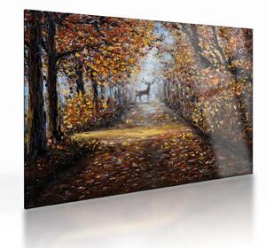 Obraz na szkle - Duch lasu (70x50 cm)