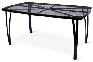 Lana steel ZWMT-24 Stół ogrodowy 150 × 90 cm, stal, czarny NOELA 34570231