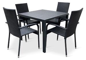 Zestaw ogrodowy jadalniany – stół Viking M + 4x krzesło Paris NOELA 34570493