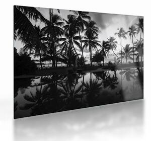Obraz na szkle tropikalnej wyspy (70x50 cm)