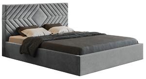 Tapicerowane łóżko 160x200 Clemont 3X - 48 kolorów