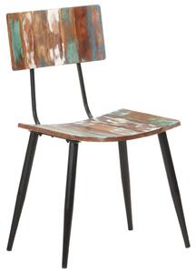 Krzesła stołowe, 6 szt., lite drewno z odzysku