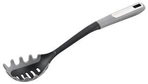 Łyżka do makaronu z silikonową krawędzią 34,5 cm, szara KESPER 86104