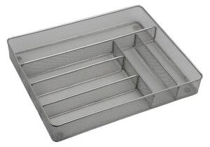 Organizer na sztućce, 6 przegródek, 37 x 30,5 x 5,5 cm, metalowy KESPER 90183