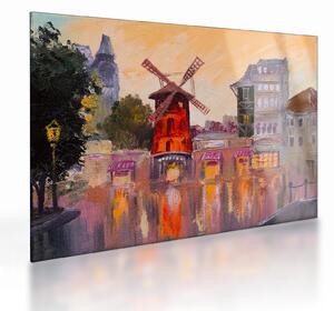Obraz na szkle - Moulin Rouge, Paryż, Francja (70x50 cm)