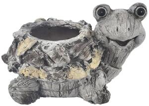 Ebi Doniczka żółw 32 x 25 x 21 cm, ceramika, wzór kamienia INDECOR X14124