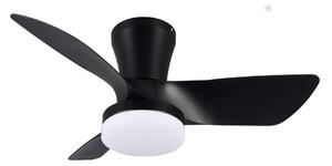 Czarna lampa sufitowa LED Randers – Reality