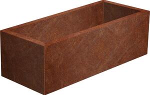 Line Donica ogrodowa 40 x 120 x 30 cm, corten CORGARDEN 1006