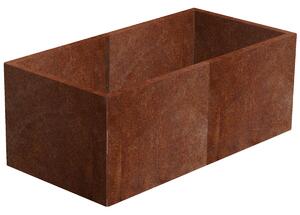 Alto Podwyższona grządka 69 × 136 × 52 cm, corten CORGARDEN 1010