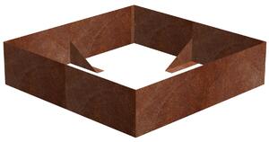 Vivo Podwyższona grządka 148 x 148 x 36 cm, corten CORGARDEN 1013