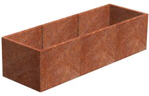 Alto Podwyższona grządka 69 x 204 x 52 cm, corten CORGARDEN 1011