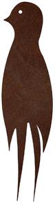 Ozdoba ogrodowa jaskółka 2, 20 x 5 cm, corten CORGARDEN 1045
