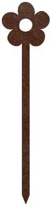 Ozdoba ogrodowa kwiat 2, 68 x 16 cm, corten CORGARDEN 1054