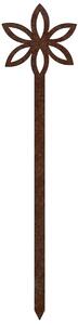 Ozdoba ogrodowa kwiat 3, 68 x 16 cm, corten CORGARDEN 1056