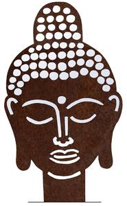 Ogrodowa dekoracja Budda 50 x 30 cm, corten CORGARDEN 1061