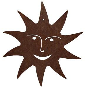 Ozdoba ogrodowa słońce, 29 x 29 cm, corten CORGARDEN 1065