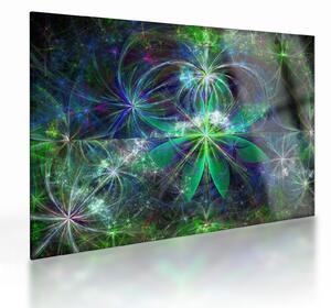 Obraz na szkle - Abstrakcyjne kształty geometryczne (70x50 cm)