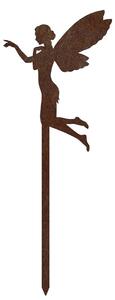 Ozdoba ogrodowa wróżka 59 × 22 cm, corten CORGARDEN 1071