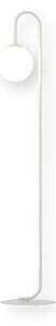 Lampa stojąca podłogowa nowoczesna szara biała kula stick 1xE14 10W FLOR Emibig