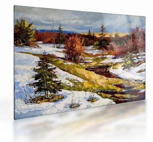 Obraz na szkle - Nadejście wiosny (70x50 cm)