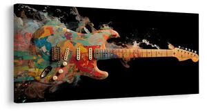 Obraz elektryczna gitara w kolorach
