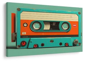 Obraz retro kaseta magnetofonowa