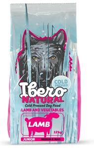 Cold Press Karma dla psów Dog Junior Medium & Maxi, Lamb, 12 kg IBERO 1005353