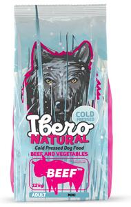 Cold Press Karma dla psów Dog Adult Mini, Beef, 12 kg IBERO 1005355