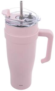 Termo Kubek termiczny 1,2 l, stal/plastik, różowy ORION 112283