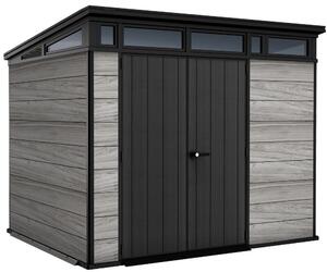 Pent Signature Domek ogrodowy 9x7, storm grey KETER 263852