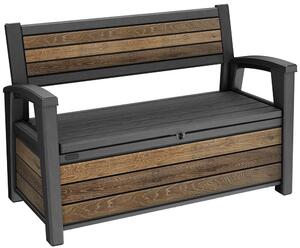Deco Garden Ławka ogrodowa 227 l, walnut KETER 261839