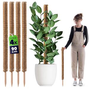Tyczka do roślin kokosowa Cande 90 cm podpora doniczkowa 4 szt