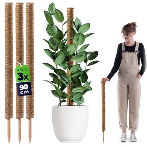 Tyczka do roślin kokosowa Cande 90 cm podpora doniczkowa 3 szt