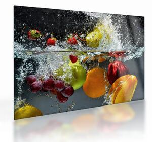 Obraz na szkle - Owoce (70x50 cm)