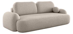 Beżowa sofa z pojemnikiem i funkcją spania C7-A53