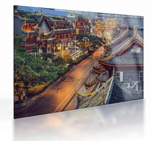 Obraz na szkle - Qintai Road, Chengdu, Chiny (70x50 cm)