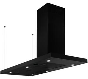 Okap AFRELLI A-4G-Nuvola Cordia 116 Prawy Czarny matowy 682m3/h 63dB klasa A+