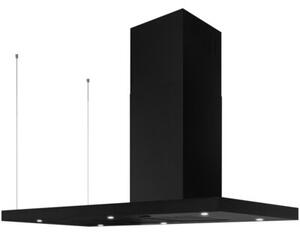 Okap AFRELLI A-4G-Nuvola Cordia 116 Prawy Czarny matowy 682m3/h 63dB klasa A+