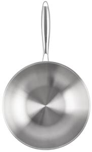 Steela Patelnia wok Ø 30 cm, stal nierdzewna ORION 113234