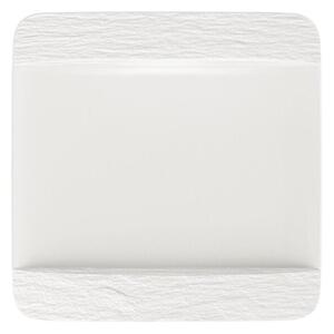 Talerz do serwowania kwadratowy Manufacture Rock blanc Villeroy & Boch
