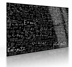 Obraz na szkle - Matematyka (70x50 cm)