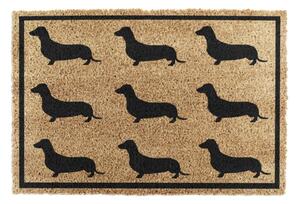 Wycieraczka z włókna kokosowego 40x60 cm Dachshund – Artsy Doormats