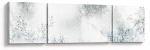 Obraz abstracji liści (170x50 cm)
