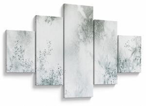 Obraz abstracji liści (125x70 cm)